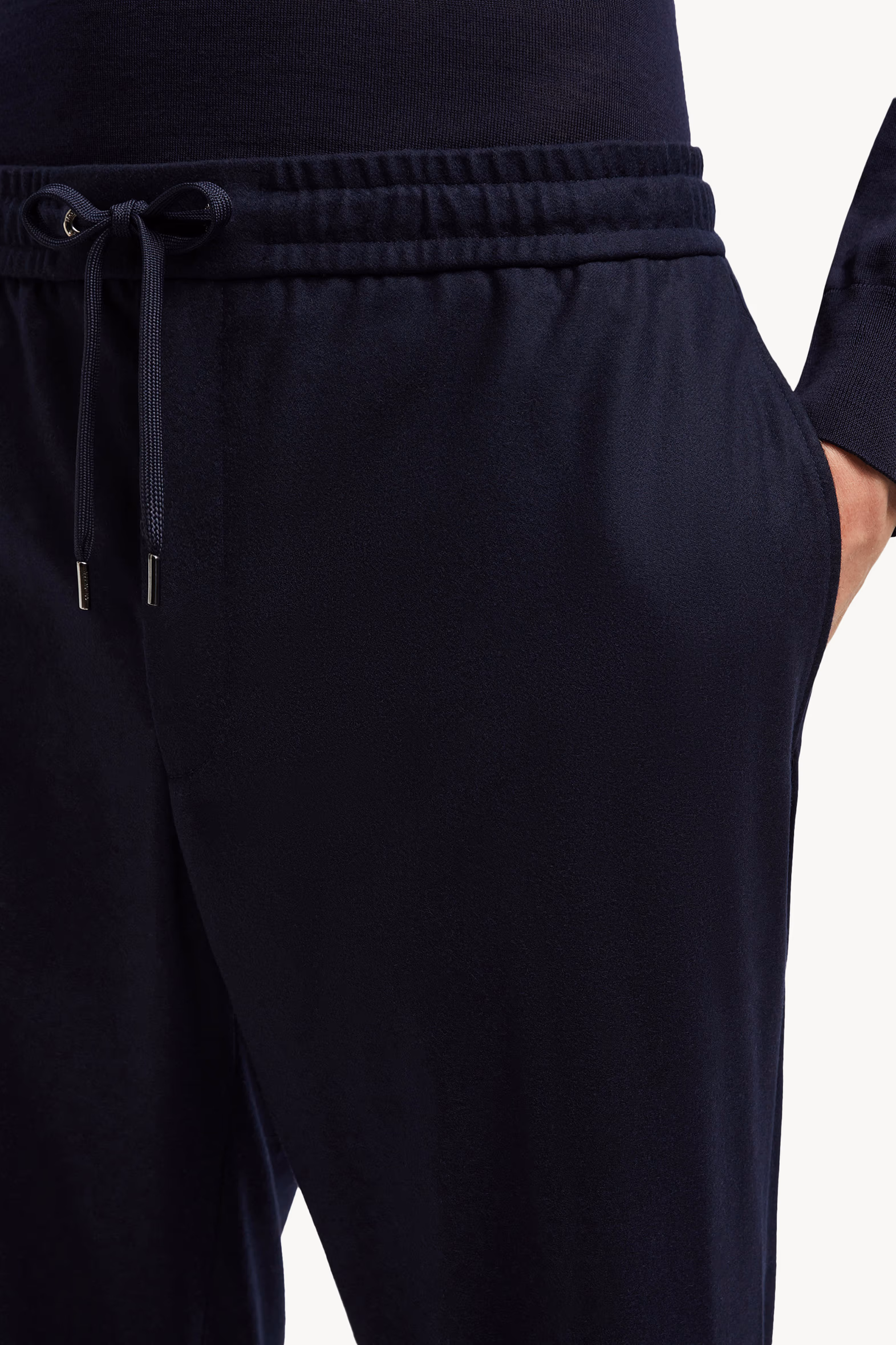 Pantalones deportivos de mezcla de cachemira Hombre Azul marino Moncler 4